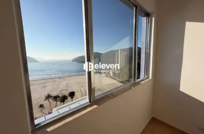 Apartamento vista mar, 02 dormitórios, 01 vaga - gonzaguinha, são vicente