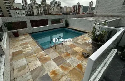 Cobertura duplex à venda – 4 dormitórios (2 suítes) | 199m² | pompéia, santos/sp