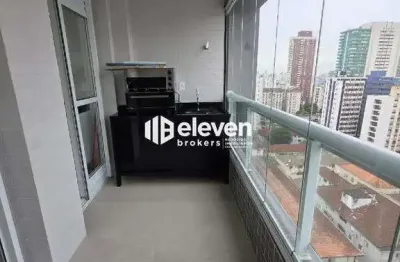 Apartamento para aluguel, 1 quarto, 1 suíte, 1 vaga, Boqueirão - Santos/SP