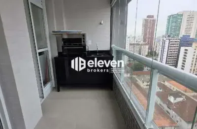 Apartamento com 1 quarto à venda na Rua Oswaldo Cruz, Boqueirão, Santos