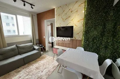 Apartamento de 2 dormitórios , mobiliado com 1 Vaga em Santos