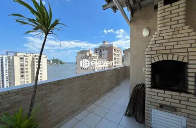 Cobertura dos Sonhos com Vista Mar: 2 suítes, área gourmet a um passo da praia!