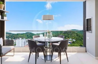 Apartamento no bairro fazenda em itajaí com 2 suítes e 81.55m²