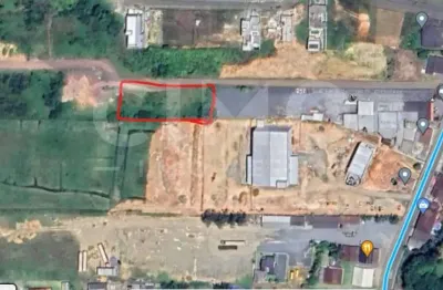 Amplo terreno de 1.495m² a 1,5km da br470 no bairro belchior em gaspar