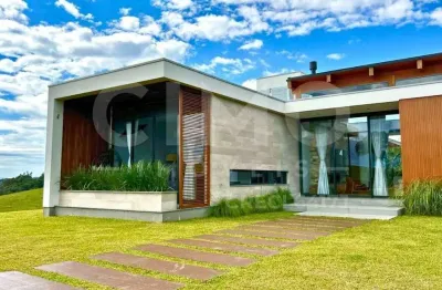 Linda casa de alto padrão no condomínio rural lago negro – rancho queimado