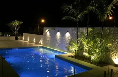 Casa com 4 dormitórios, 400 m² - venda por r$ 3.900.000,00 ou aluguel por r$ 25.757,92/mês - condomínio residencial jaguary - são josé dos campos/sp