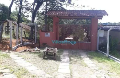 Chácara com 4 dormitórios à venda, 11000 m² por r$ 2.600.000,00 - jardim santa hermínia - são josé dos campos/sp