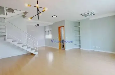 Apartamento duplex com 3 dormitórios, 133 m² - venda por r$ 1.599.000,00 ou aluguel por r$ 9.920,00/mês - vila ema - são josé dos campos/sp