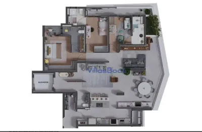Apartamento com 3 dormitórios à venda, 149 m² por r$ 1.627.447,91 - jardim aquarius - são josé dos campos/sp