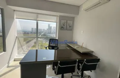 Sala para alugar, 47 m² por r$ 4.543,82/mês - jardim aquarius - são josé dos campos/sp