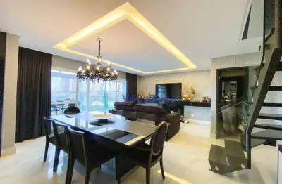 Apartamento duplex  com 2 dormitórios, sendo 2 suítes à venda, 103 m² por r$ 1.380.000 - vila ema - são josé dos campos/sp