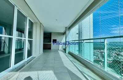 Apartamento com 3 suites para alugar, 190 m² por r$ 11.035/mês - jardim esplanada - são josé dos campos/sp