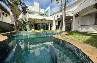 Ideal para retrofit, casa com 4 suítes à venda no jardim aquarius!!
