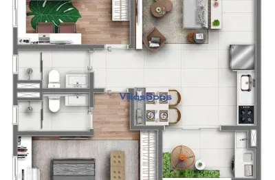 Apartamento com 2 quartos à venda na Rua Alteia, Jardim Ismênia, São José dos Campos