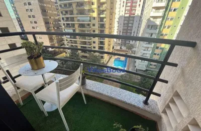 Apartamento com 1 dormitório para alugar, 52 m² por r$ 3.560,52/mês - jardim aquarius - são josé dos campos/sp