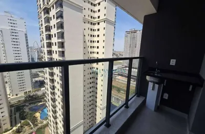 Apartamento de 1 dormitório com vista privilegiada para a ponte estaiada