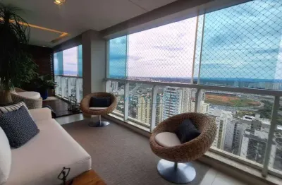 Amplo apartamento com 192m² no jardim aquarius. andar alto, sol da manhã,
