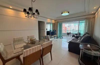 Apartamento com 3 dormitórios para alugar, 114 m² por R$ 7.460,75/mês - Jardim Aquarius - São José dos Campos/SP