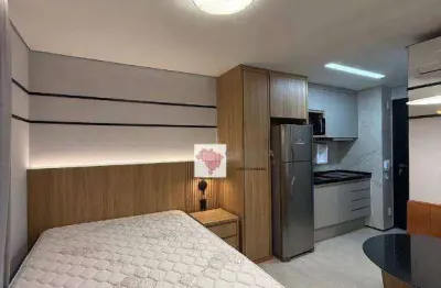 Apartamento com 1 dormitório para alugar, 24 m² por R$ 3.510,00/mês - Brooklin - São Paulo/SP