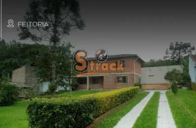 Casa com 5 quartos à venda na rua carlos bier, 801, feitoria, são leopoldo por r$ 500.000