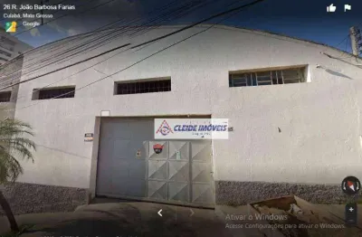 Barracão à venda no bairro dom aquino, alugado rs 6.000,00 venda oferta rs 1.250,, mil com 650 m², atrás do supermercado comper da prainha - cuiabá/mt
