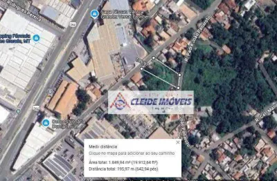 Vende terreno 1.850m², próximo av. feb várzea grande comercial 30 metros de frente