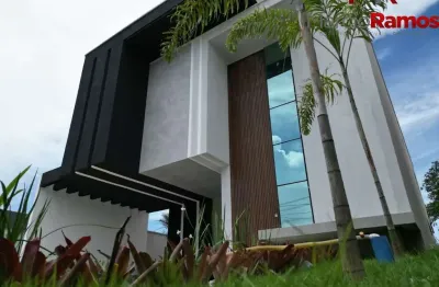 Casa de luxo em condomínio: 4 quartos, 4 suítes, 2 vagas, 240m²  eusébio-ce, bairro cidade alpha