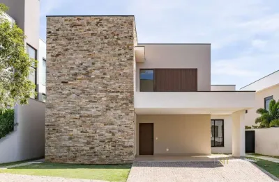 Casa em condomínio fechado com 3 quartos à venda na rua josé peressinoto, --, alphaville dom pedro 2, campinas, 308 m2 por r$ 3.150.000