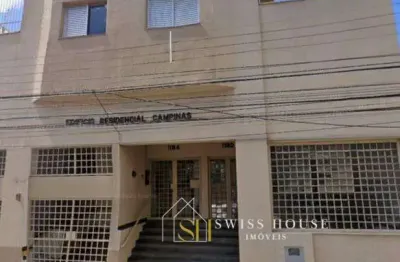Apartamento com 1 quarto à venda na rua saldanha marinho, --, centro, campinas, 60 m2 por r$ 269.000