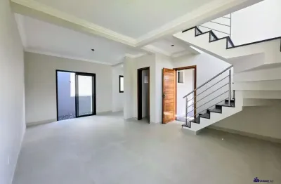Casa com 3 quartos à venda na rua gentil antunes branco, 157, santa felicidade, curitiba por r$ 668.900