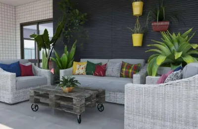 Apartamento com 2 dormitórios à venda, 72 m² por R$ 580.000,00 - Canto do Forte - Praia Grande/SP