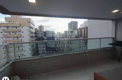 Apartamento com 3 dormitórios à venda, 110 m² por r$ 735.000,00 - vilamar - praia grande/sp