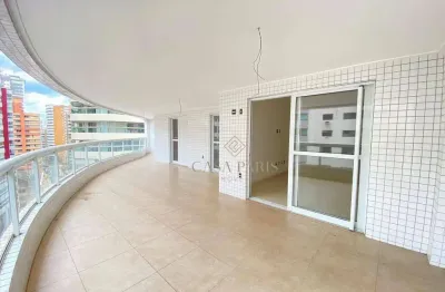 Apartamento vista mar com 3 dormitórios à venda, 162 m² por r$ 1.550.000 - canto do forte - praia grande/sp