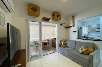 Apartamento com 1 dormitório à venda, 53 m² por r$ 380.000,00 - vila guilhermina - praia grande/sp