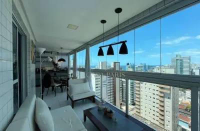 Apartamento VISTA MAR com 2 dormitórios à venda, 106 m² por R$ 770.000 - Tupi - Praia Grande/SP