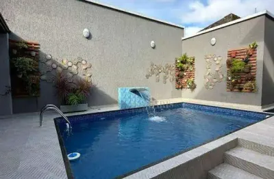 Casa com 2 dormitórios à venda, 54 m² por r$ 330.000,00 - balneário pires - praia grande/sp