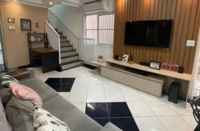 Sobrado à venda, 105 m² por r$ 749.000,00 - tupi - praia grande/sp