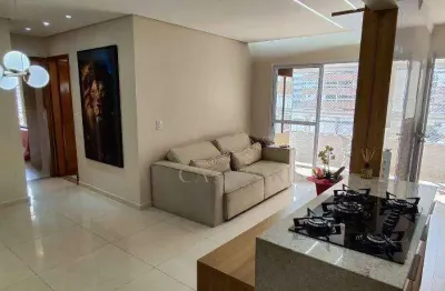 Apartamento com 2 dormitórios à venda, 90 m² por r$ 690.000,00 - boqueirão - praia grande/sp