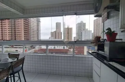 Apartamento com 2 dormitórios à venda, 84 m² por r$ 490.000,00 - aviação - praia grande/sp