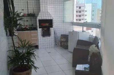 Apartamento amplo com 2 dormitórios à venda, 87 m² por r$ 620.000 - vila guilhermina - praia grande/sp