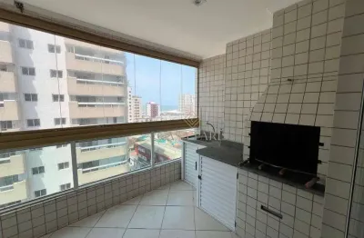 Apartamento mobiliado com 3 dormitórios à venda em praia grande!