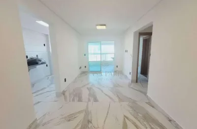 Apartamento novo com vista do mar e 2 quartos à venda em praia grande!