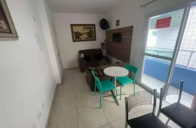 Apartamento mobiliado com 1 quarto à venda em praia grande!