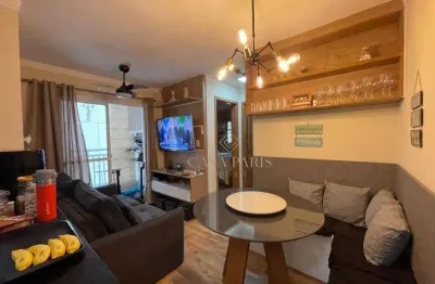 Apartamento com 2 dormitórios à venda, 47 m² por r$ 425.000,00 - aviação - praia grande/sp