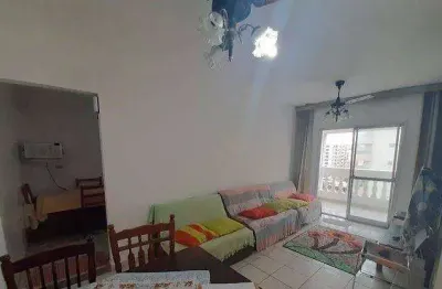 Apartamento mobiliado com 2 quartos à venda, 86 m² por r$ 385.000 - tupi - praia grande/sp