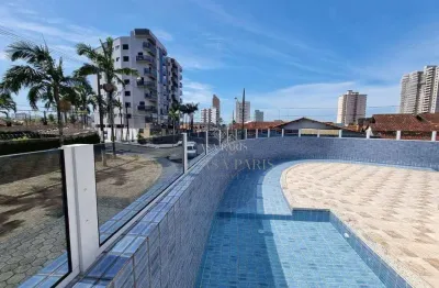 Apartamento com 2 dormitórios à venda, 94 m² por r$ 390.000,00 - caiçara - praia grande/sp
