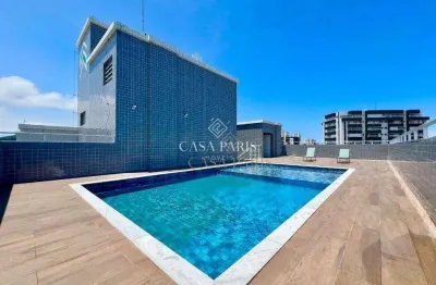 Apartamento com 1 quarto à venda, 55 m² por r$ 360.000 - vila guilhermina - praia grande/sp