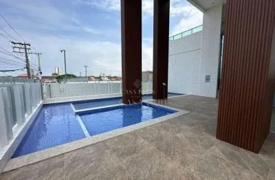 Apartamento com 2 quartos à venda, 76 m² por r$ 560.000 - mirim - praia grande/sp