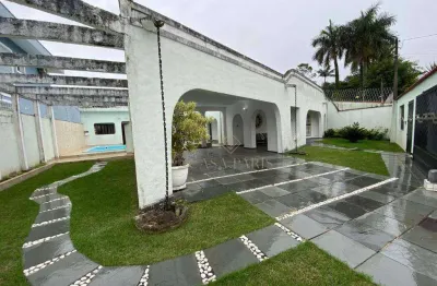 Casa mobiliada com piscina e 5 quartos à venda, 372 m² por r$ 1.300.000 - solemar - praia grande/sp