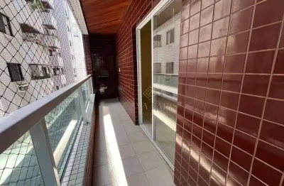 Apartamento com 2 dormitórios à venda, 80 m² por r$ 470.000,00 - vila guilhermina - praia grande/sp